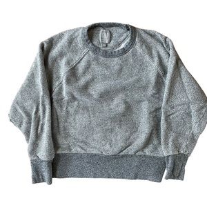 Gap Marled Grey Sweatshirt Petite